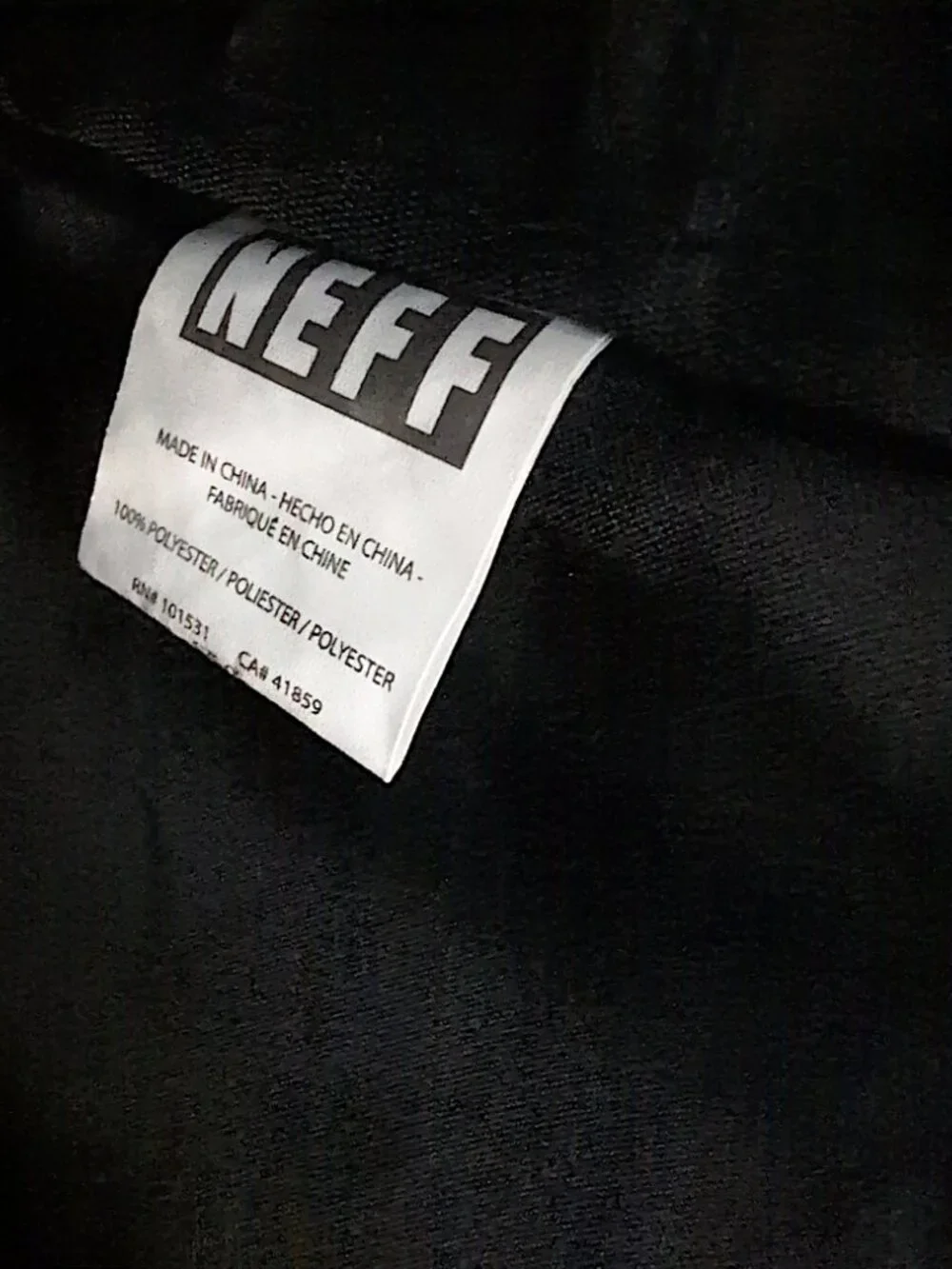Neff Crossbody Bag Black Hotsling Gray Backpack 12 Inches Skater Aesthetic